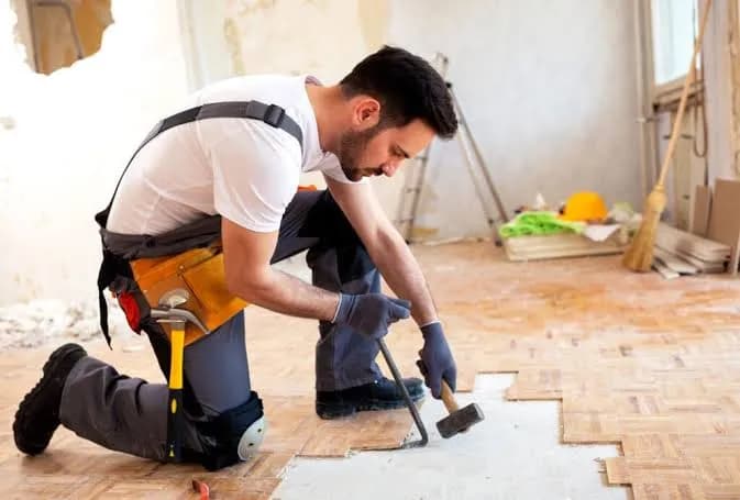 Old Floor Removal & Disposal